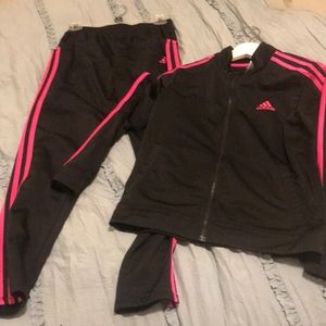 Adidas jacket track pants set